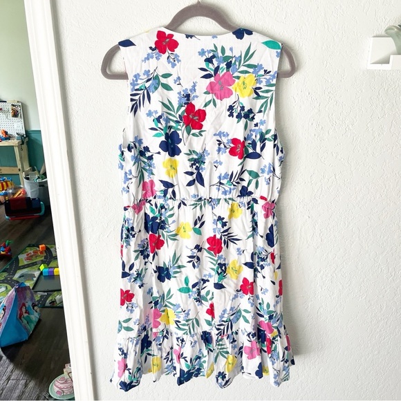Draper James Dress Women's Large Floral Tie Waist Sundress - Picture 5 of 7